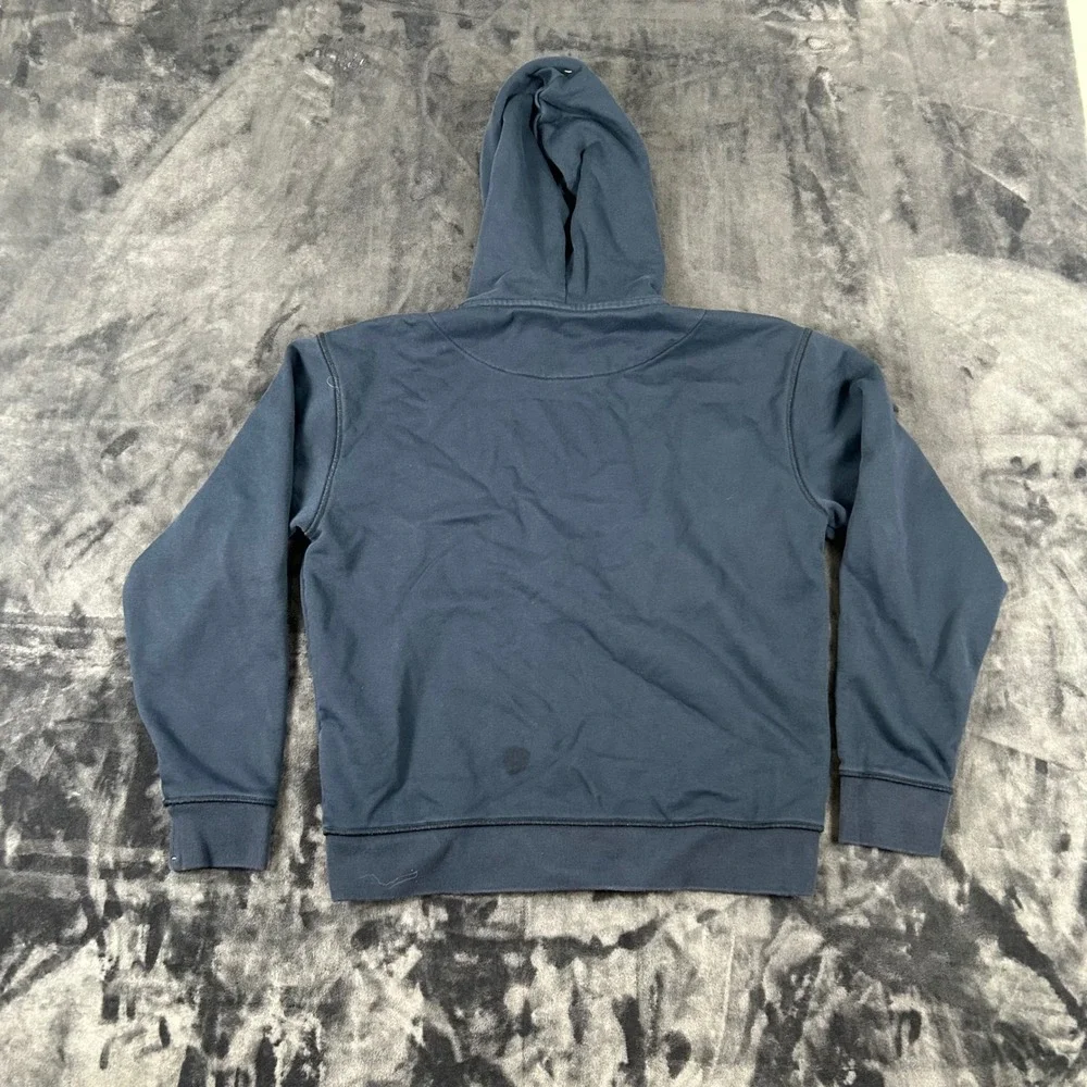 Banana Republic Full Zip Hoodie Mens XS Blue Cotton Blend Fleece Sweatshirt